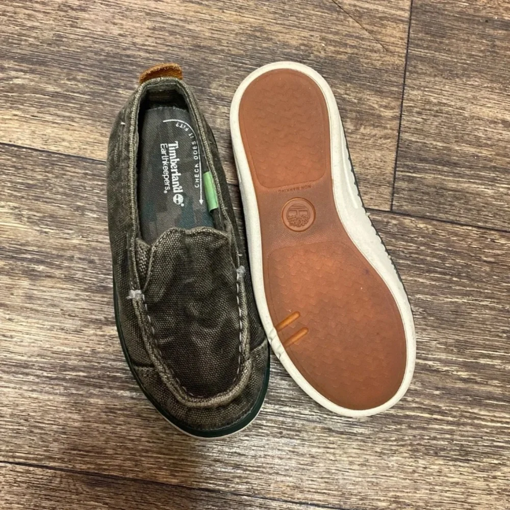 Timberland Kids Brown Slip-On Moccasins